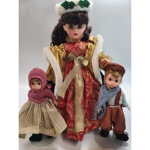 Vtg Madame Alexander Ghost of Christmas Present Doll Set w/ Box 1996